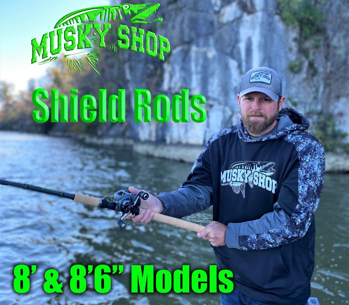Musky Shop Shield Series 8' And 8'6