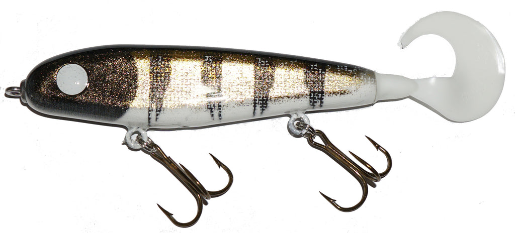 Lures 4 Replacement Tails Olive Metallic