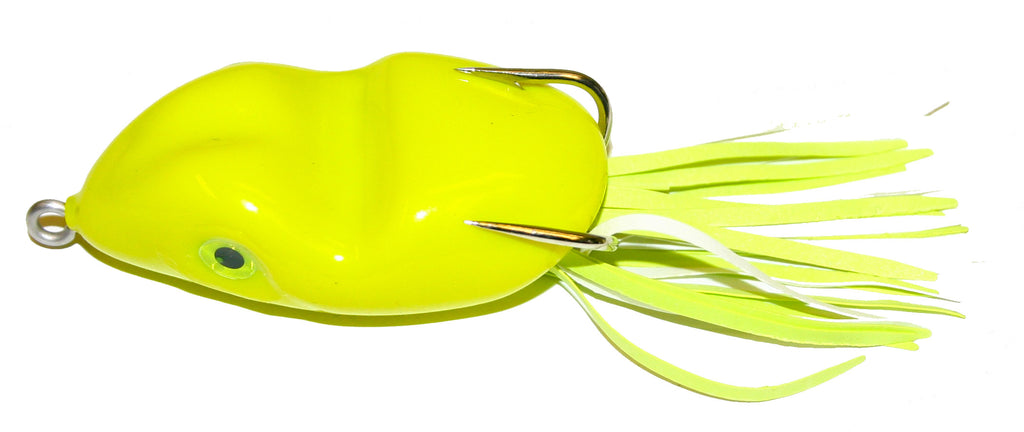 Scum Frog Popper Natural Green & Yellow