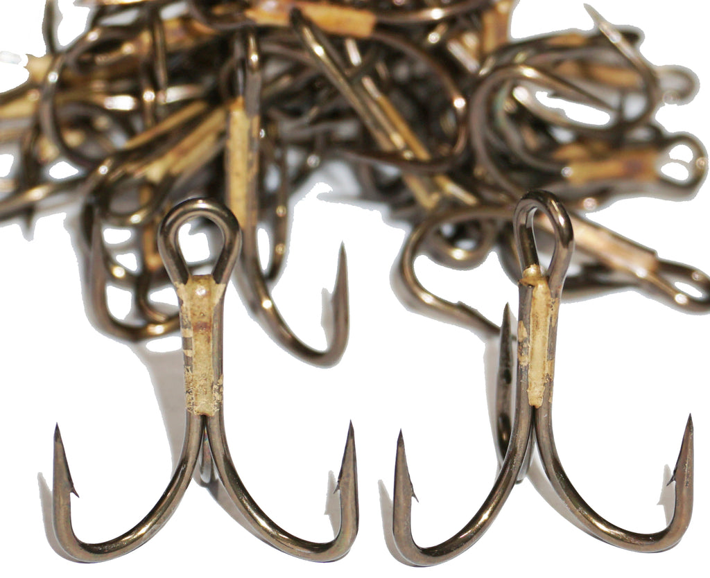 Eagle Claw 2x Strong Curved Point Treble Hook - Bronze 14