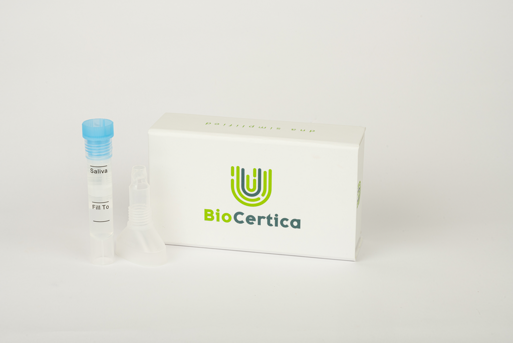 BioCertica saliva kit photos