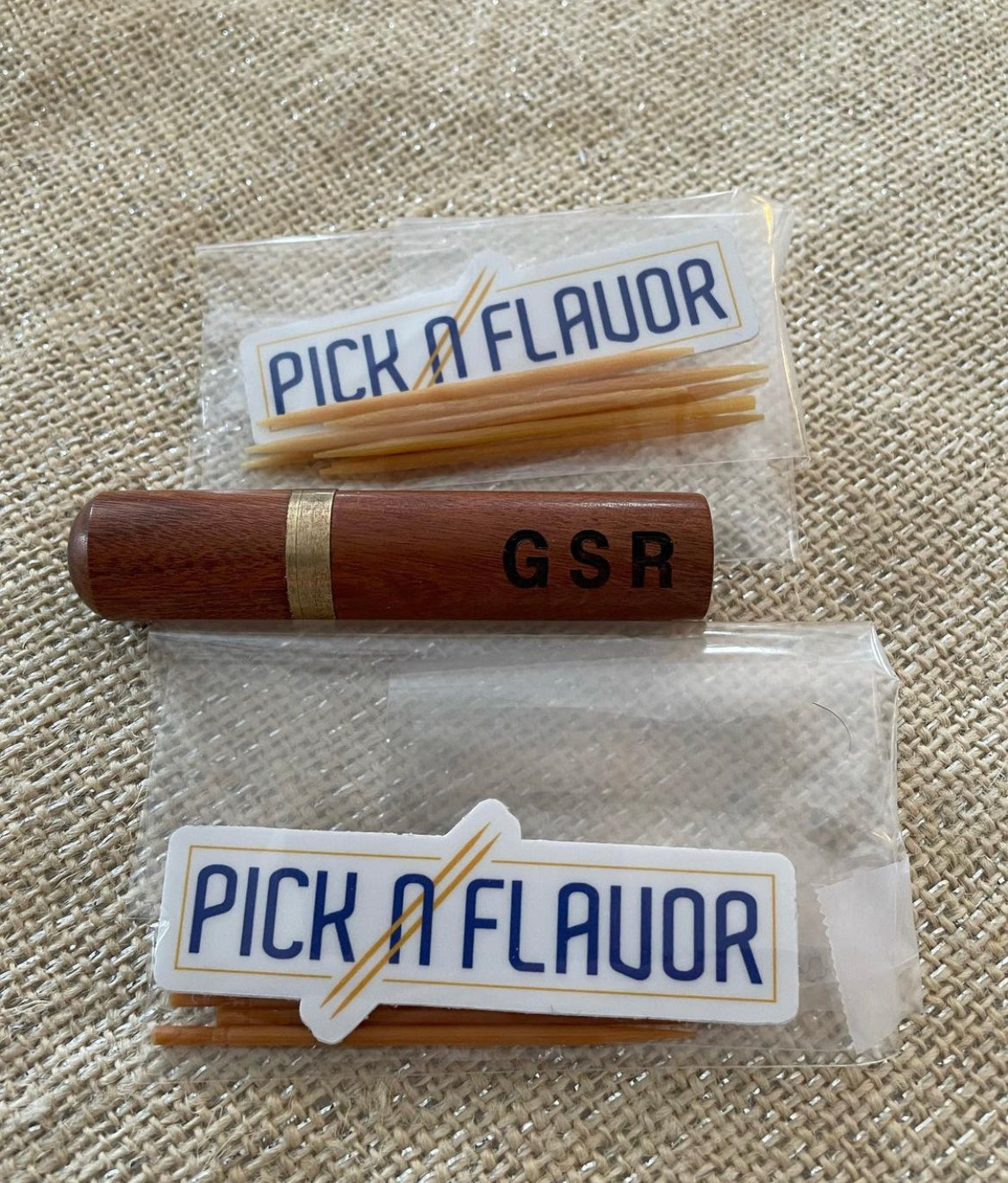 Custom Toothpick Holder and Monthly Subscription