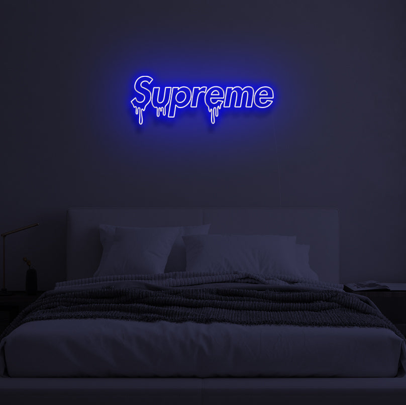 supreme light up sign