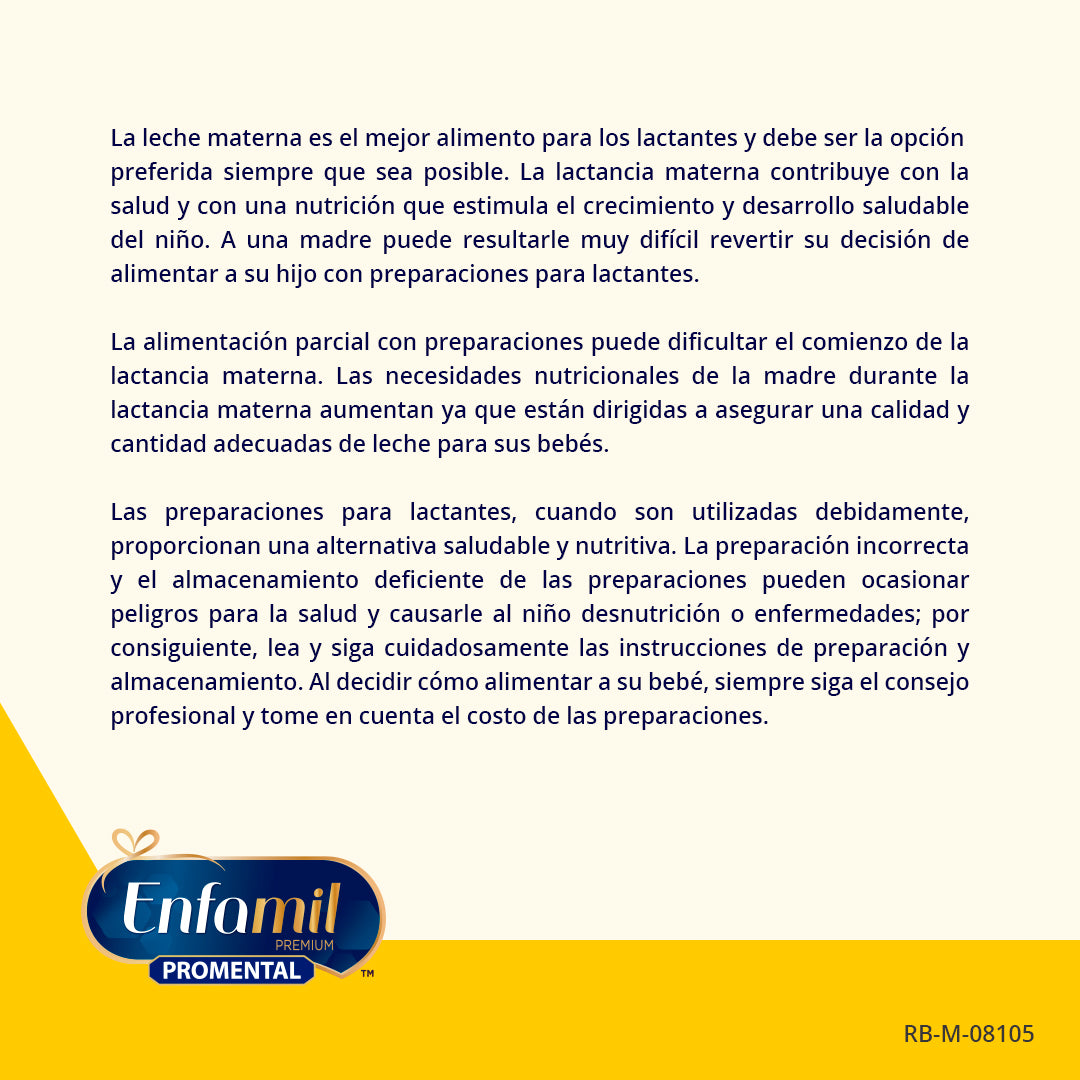 Enfamil® Premium Promental 1 -  Caja 1.65 Kg