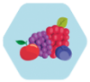 Frutos rojos (o fresas )