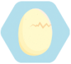 Huevos ligeramente batidos