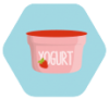 Yogurt de fresa sin azúcar