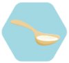 Cucharadita de yogurt sin azúcar