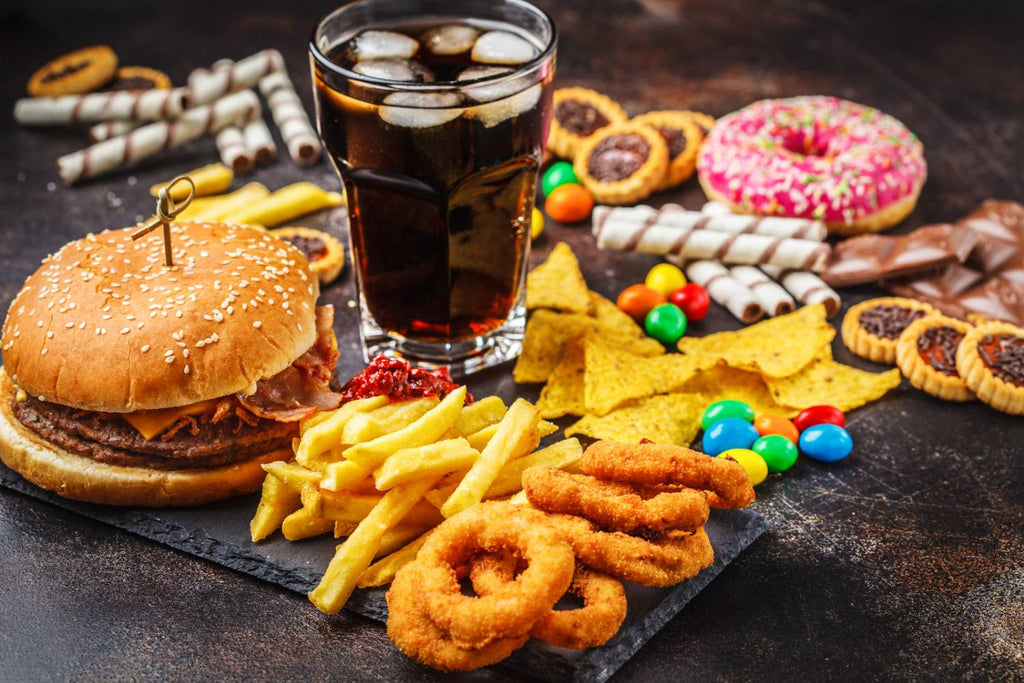 losing fat on face processed foods unhealthy