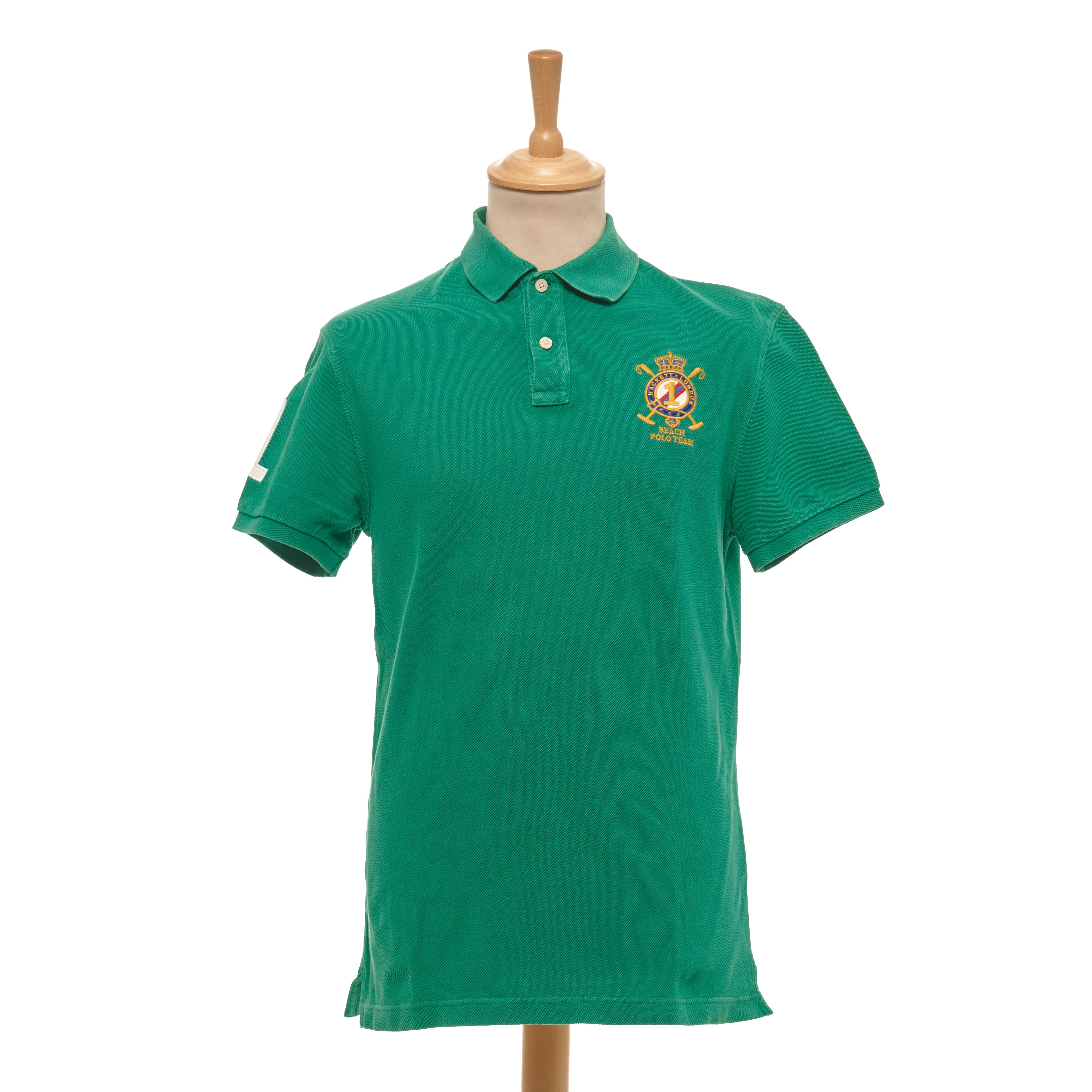 image of Hackett Green Polo Shirt Sz S (EU)