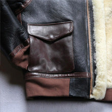 USA A2-Jacket sheepskin leathe Jacket