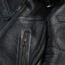 Genuine Sheepskin Flight Black Jacket