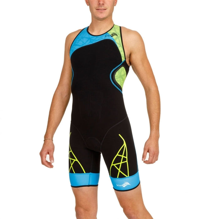 Spider WS2 Men sleeveless short distance Compression trisuit