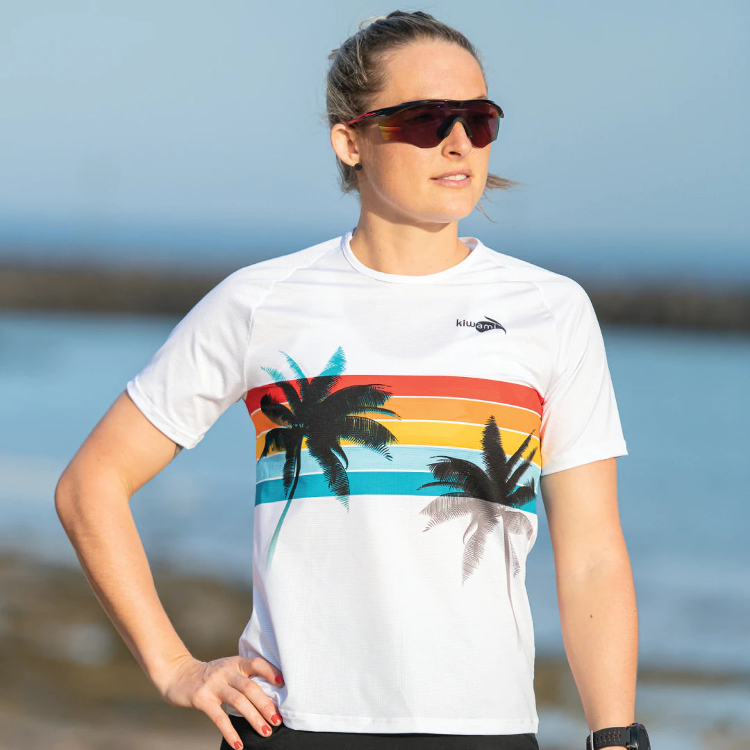 T-shirt running femme Finisher Black
