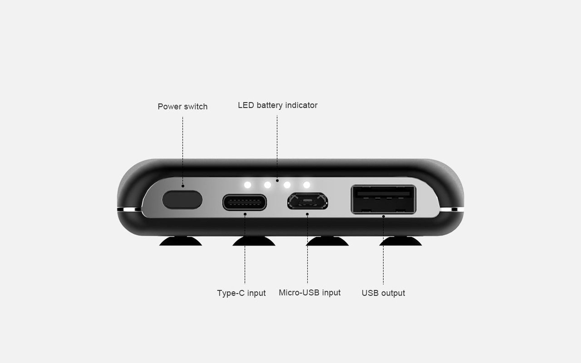 Wireless Power Bank Loowoko