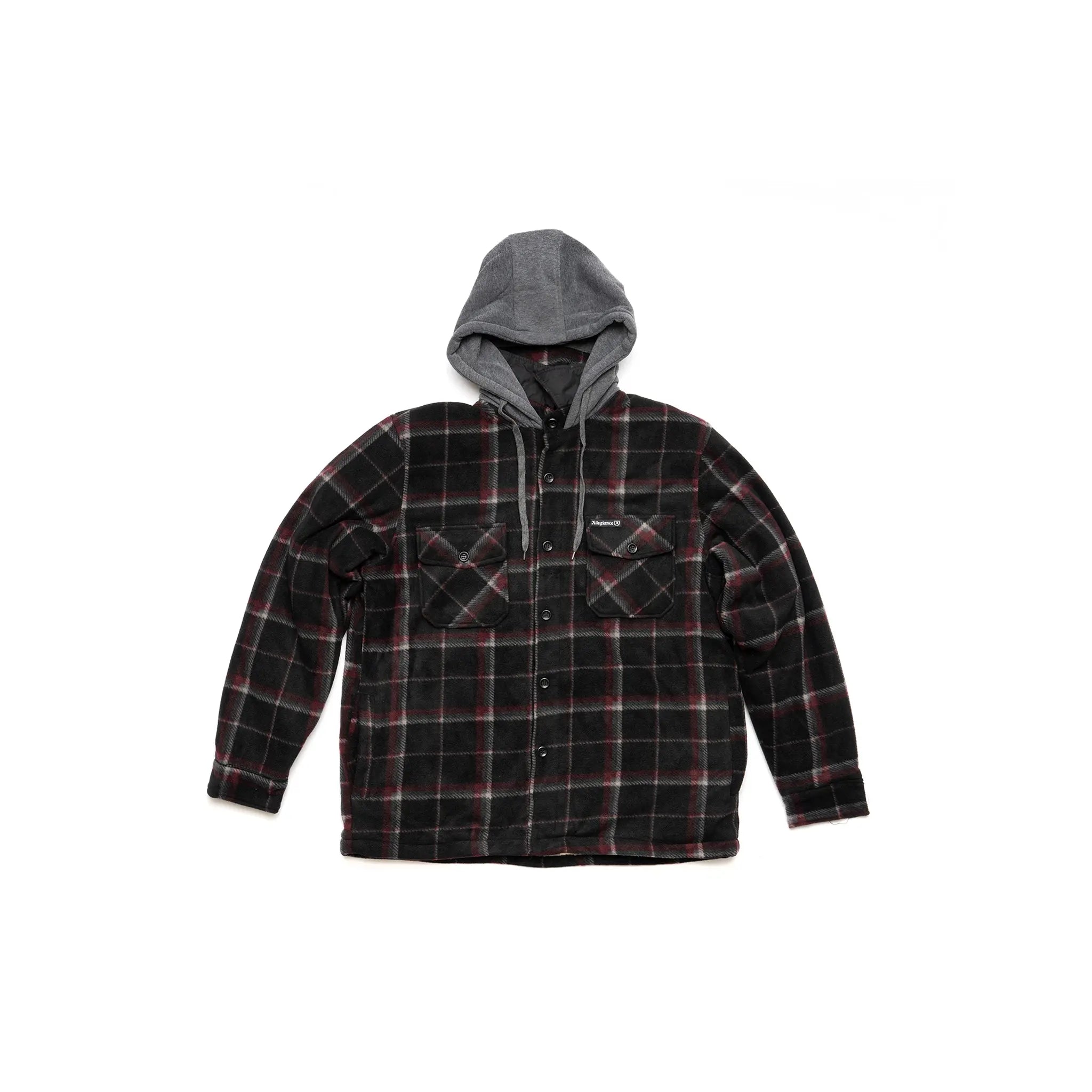 Official Hooded Flannel Allegiance Clothing