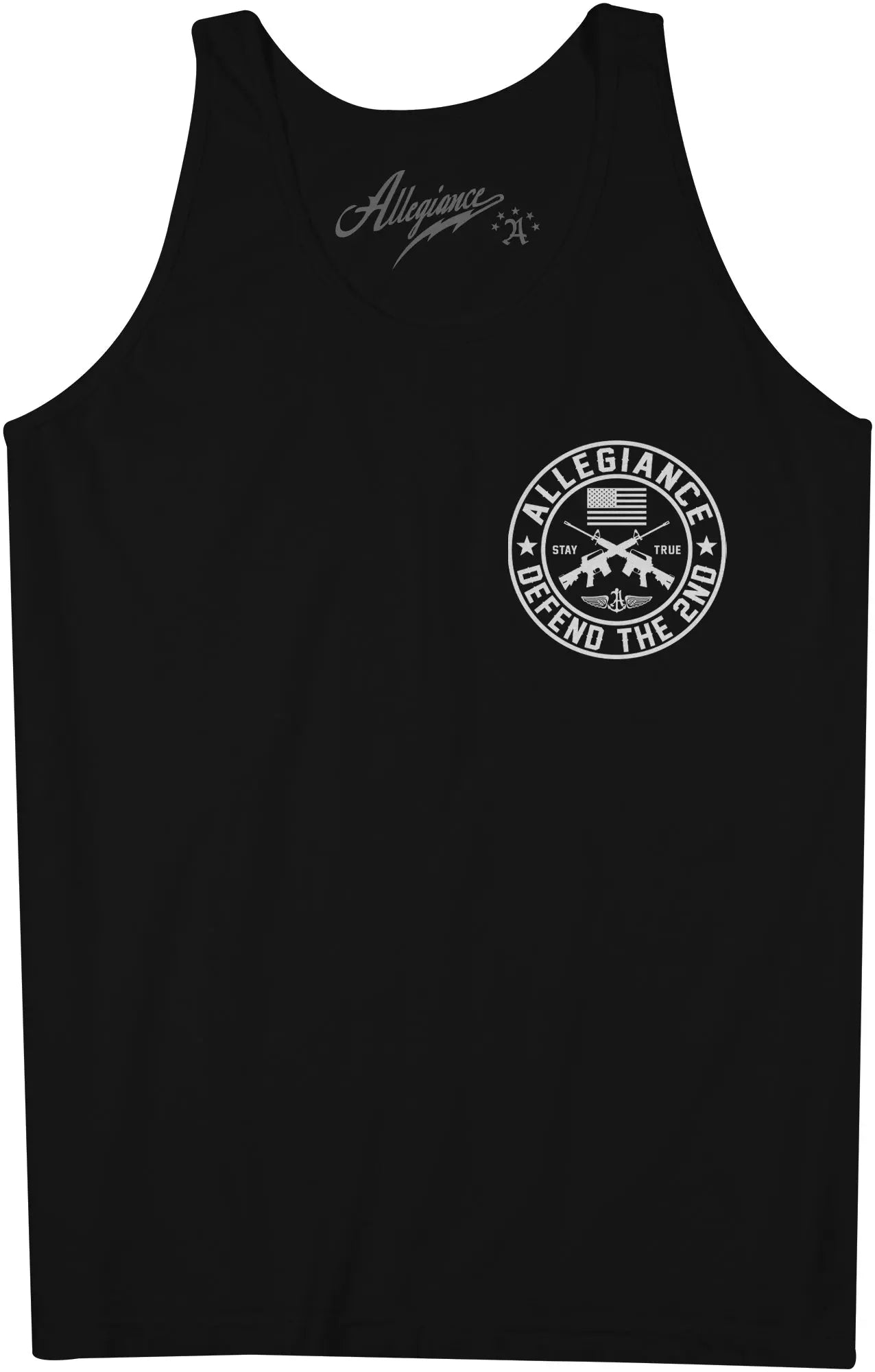 kort pas medier Defend the Second Back Hit Tank Top - Allegiance Clothing