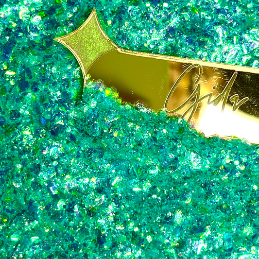 Holo Green EXTRA FINE Glitter - 2.2 oz - GIDA DESIGN
