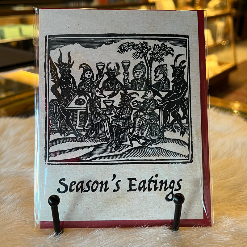 Season's Eatings Greeting Card