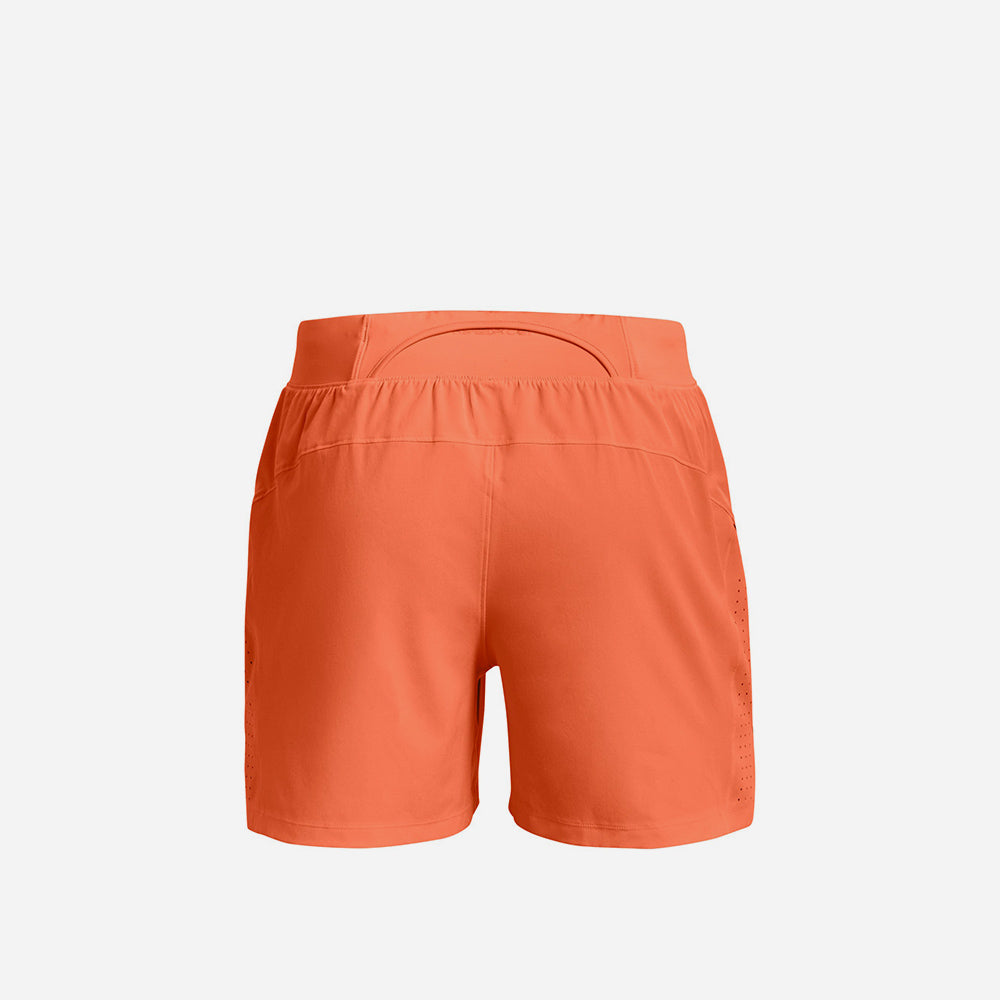 Under Armour Womens Sz: L Speedpocket Shorts 1323872 690 Peach Orange​