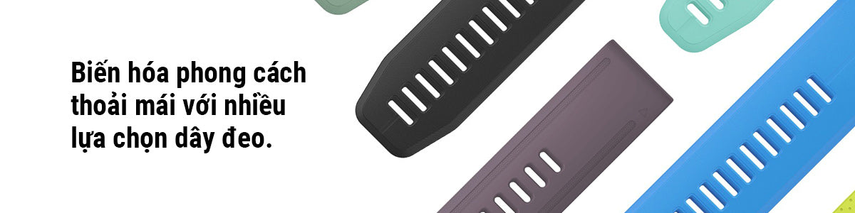 QuickFit® accessory bands let you match your style with no tools required.