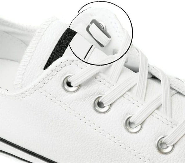 Buộc dây giày giấu dây bằng cách sử dụng phụ kiện lace anchors