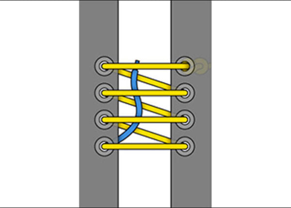 Hướng dẫn cách xỏ dây giày kiểu One Handed