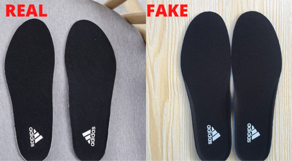 Lót giày cũng có thể dùng để check giày adidas fake real