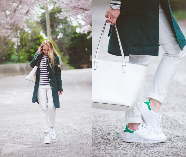 Sản phẩm sneaker trắng nữ đẹp phù hợp xu hướng thời trang trên thị trường