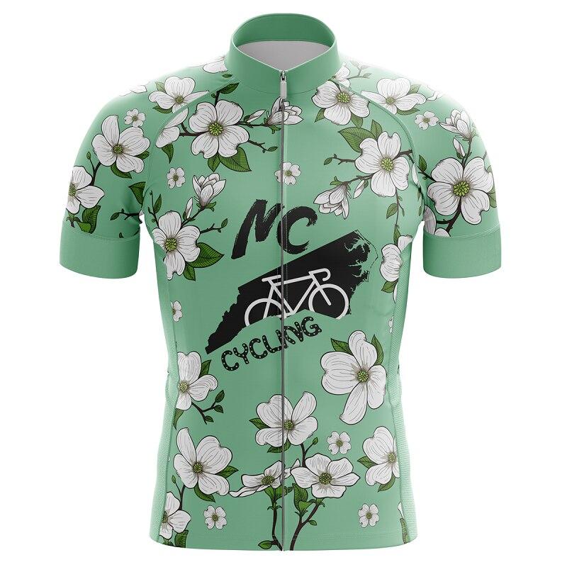 mens floral cycling jersey