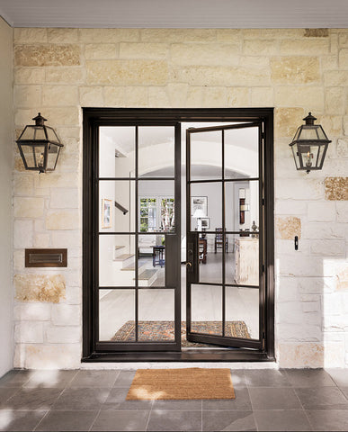 steel french entry door