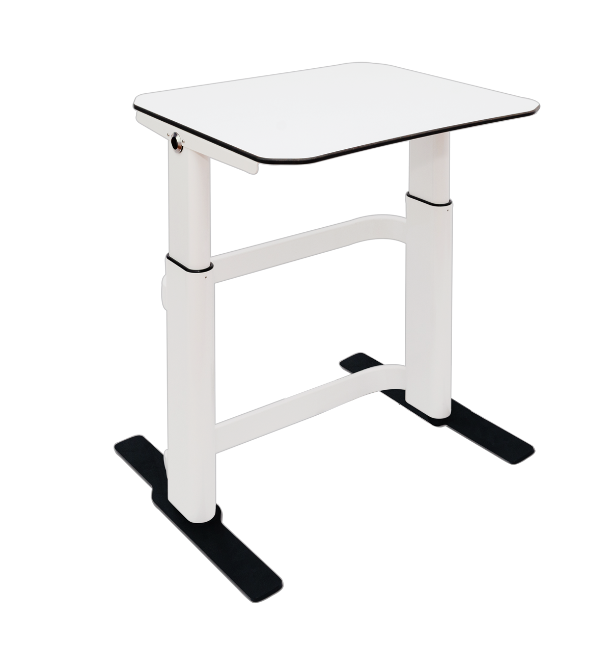 small desk with adjustable height