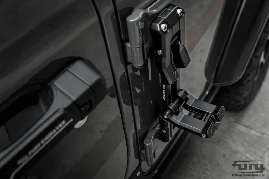 Door Hinge Step Foot Peg Metal Folding Foot Pedal for Jeep Wrangler JK –  FURYENGRAVER
