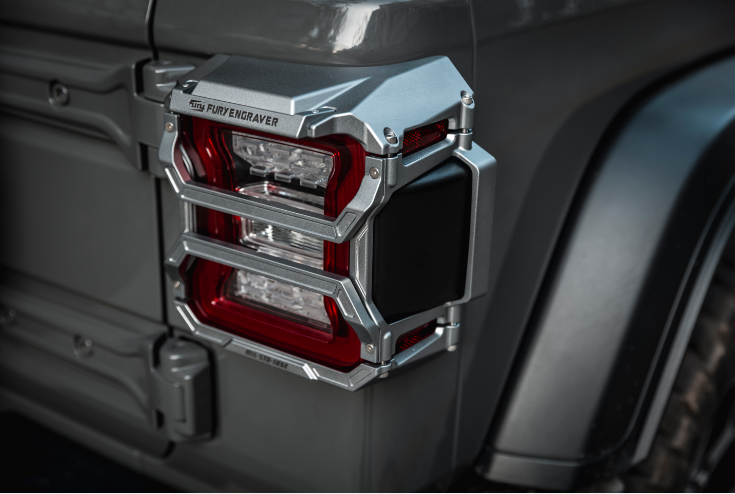 Awaken Series Taillight Cover for Jeep Wrangler JK JL aluminum rear li –  FURYENGRAVER