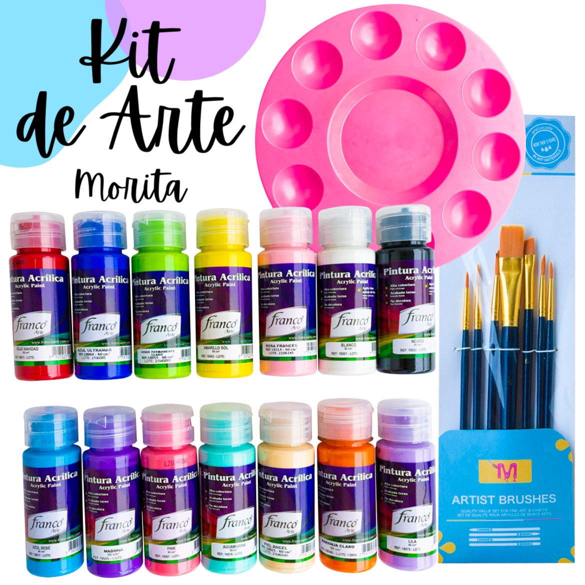 Kit Pinturas Acrilicas