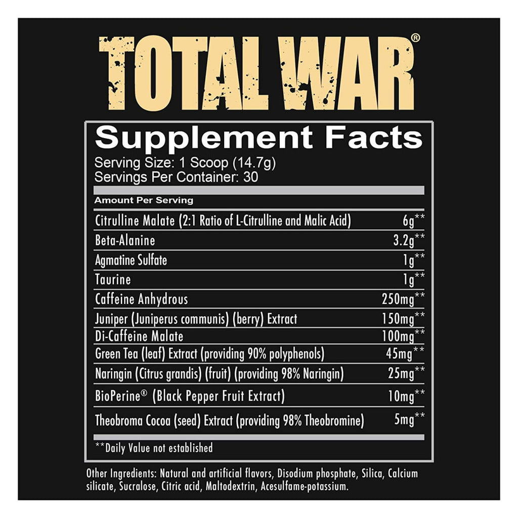 RC1 Total War Pre Workout – Supplemented Malta