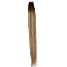 Load image into Gallery viewer, 8A Straight Tape-In Human Hair Extension Color T#4/P1001/8
