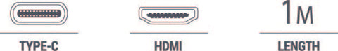 Type-C do HDMI cable