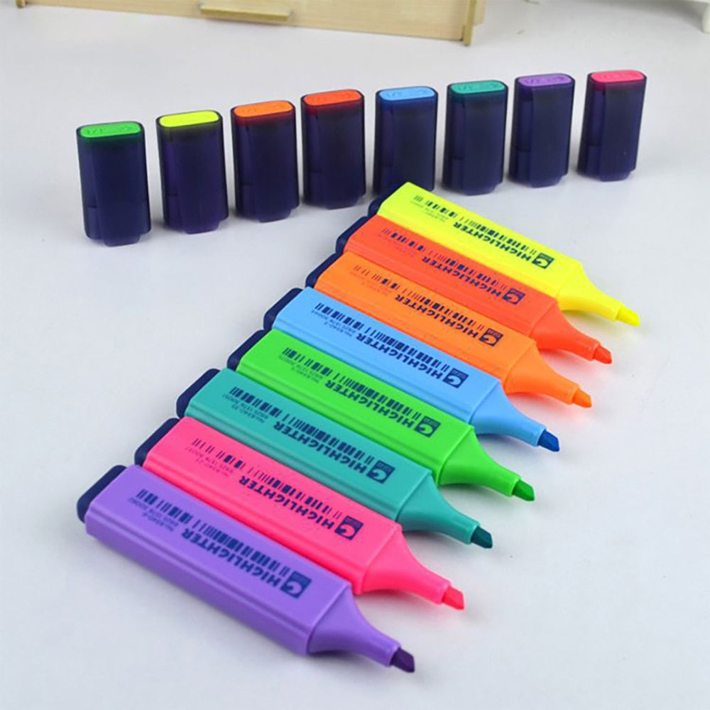 Highlighter Markers Assorted Colors Bulk Fluorescent Single Text F – Harber - Schowalter882