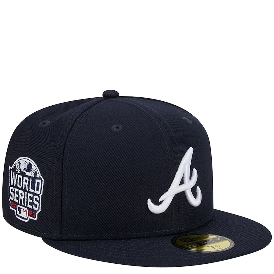 59Fifty Atlanta Braves 2021 World Series Patch Navy - Gray UV