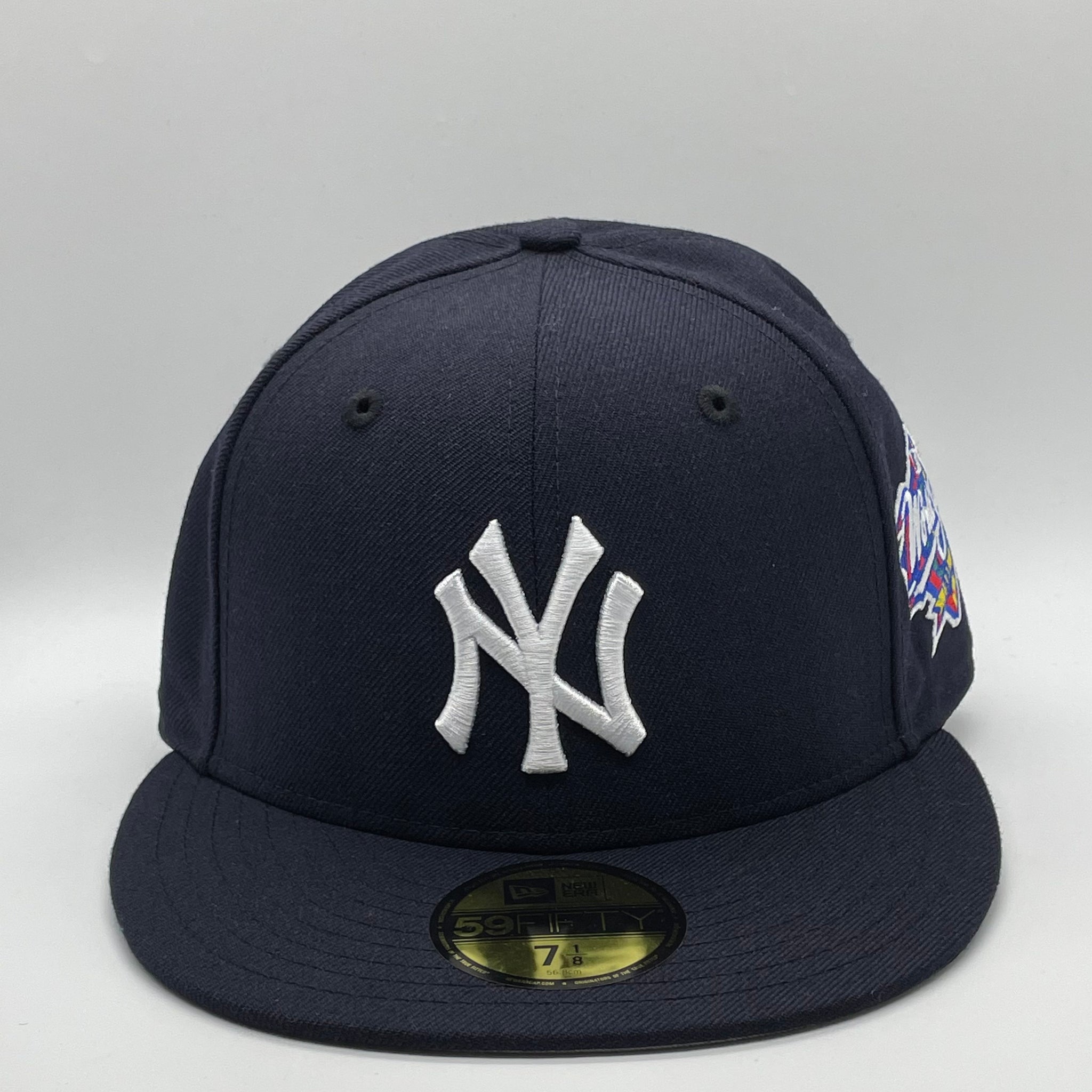 59Fifty New York Yankees 1999 WS Navy/Grey UV - 100% Wool – Burdeens ...