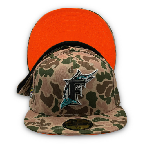 59FIFTY Detroit Tigers Duck Camo 1984 World Series - Orange UV 7 1/4