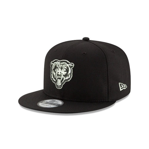 Chicago Bears TEAM-BASIC SNAPBACK Black-White Hat by New Era