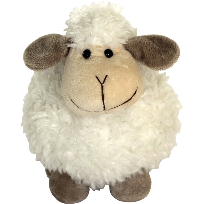 fluffy sheep stuffed animal