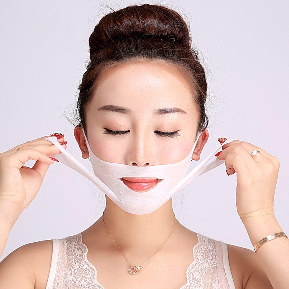 Face Jawline Slimming Mask V Shape Chin Face Lift Band- – Roziyo®