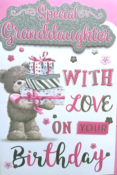 Granddaughter Birthday - Cute Platinum Boxes – Cards Delights