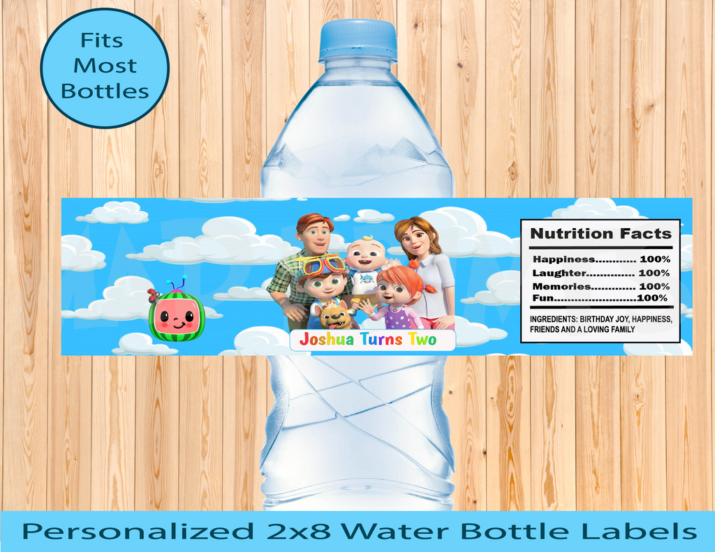 Free Printable Trolls Water Bottle Labels