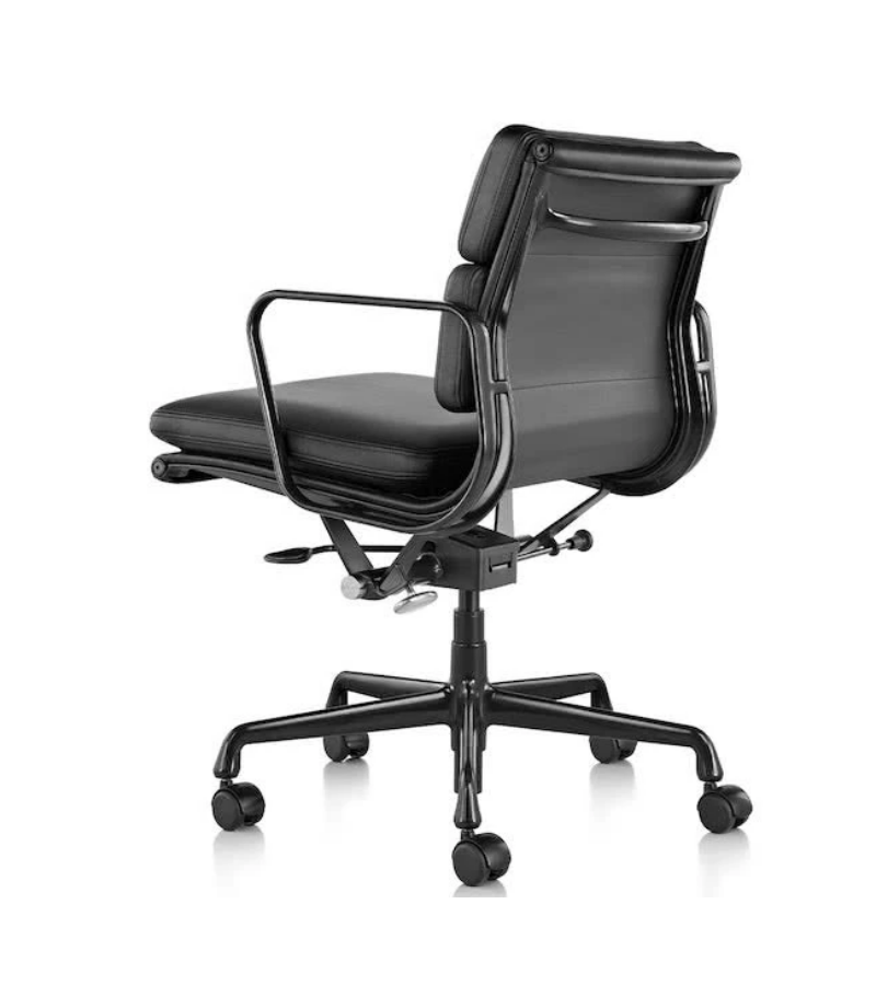 Eames 217 Style Leather Office Chair | Onske