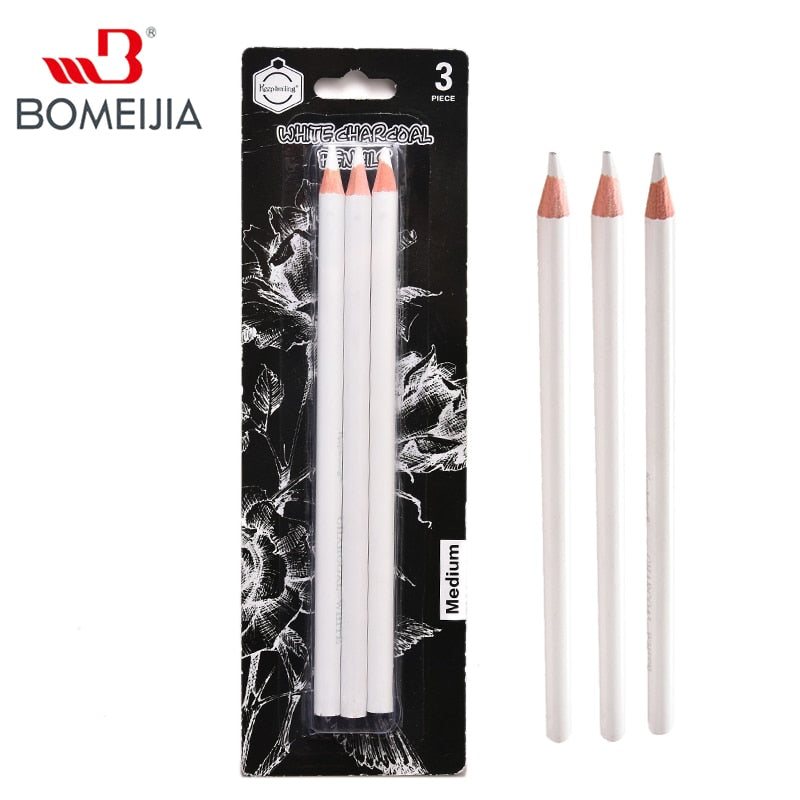 Corot White Sketch Charcoal Pencil Set Hightlight Standard Pencil Beginner  Sketching Drawing Pencils Set Painting Art Supplies From Zaful, $7.54