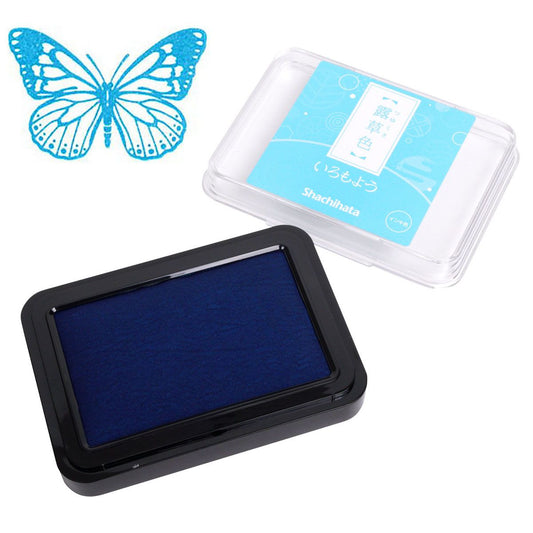 SHACHIHATA Iromoyo Ink Pad, Light Blue